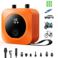 Electric Paddle Board Pump 50 PSI Rechargeable SUP Pump with LCD - Orange