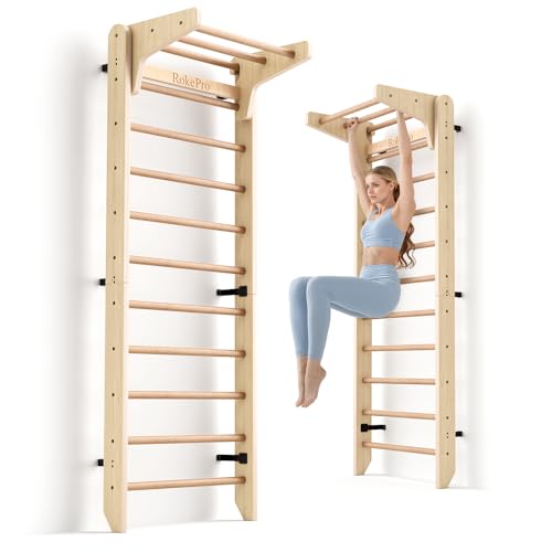 Multi-Function Wall-Mounted Gymnastics Ladder for Kids & Adults - Indoor Fitness Bar