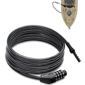 NDakte 22 Feet Bike Lock Cable, Extra Long Secure Straight Cable Lock