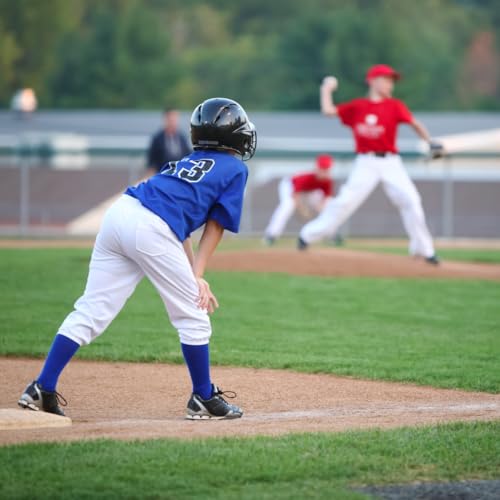 MadSportsStuff Baseball Softball Knee High Socks for Youth & Adults Medium Gold