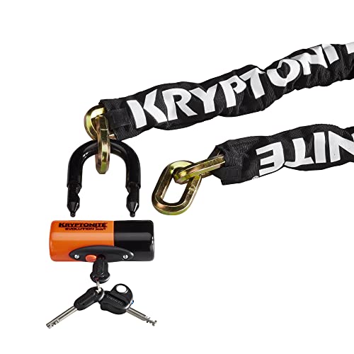 Kryptonite New York 1210 Bike Chain Lock with Disc Lock, 3.25 ft Heavy Duty Security