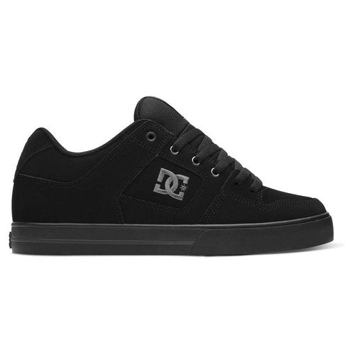 DC mens Pure Skate Shoe, Black/Pirate Black, 10.5 US