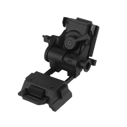APLUSGEAR L4G24 NVG Plastic Foldable Helmet Night Vision Bracket for PVS15 PVS18 GPNVG-18 (Black)