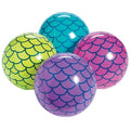 Inflatable Mermaid Beach Balls - 11 Inch Pool Party Toy Set of 12 with Assorted Colors