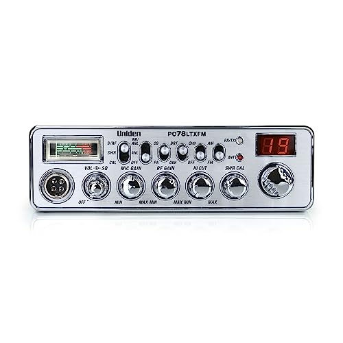 Uniden 40-Channel CB Radio with Dual-Mode AM/FM, SWR Meter, PA Function