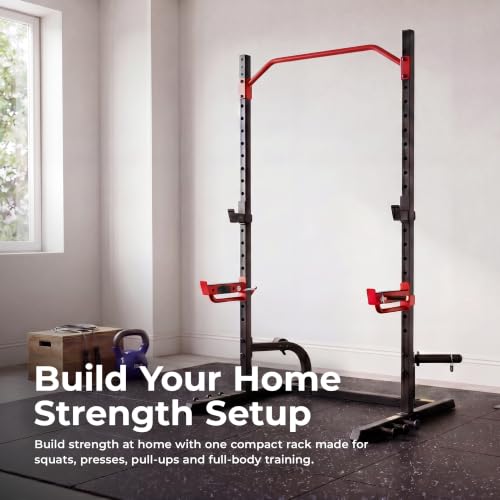 Sunny Health & Fitness Full Size Power Rack for Home Strength Training