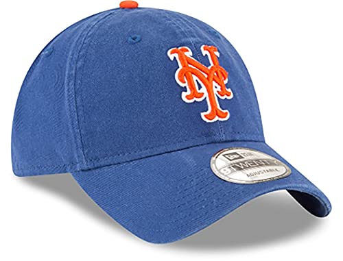 Kids Classic 9TWENTY Blue Adjustable Strapback Hat for New York Mets