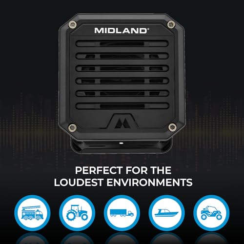 Midland SPK100 Heavy Duty 20W IP67 External Marine/CB Speaker - Variation SPK100