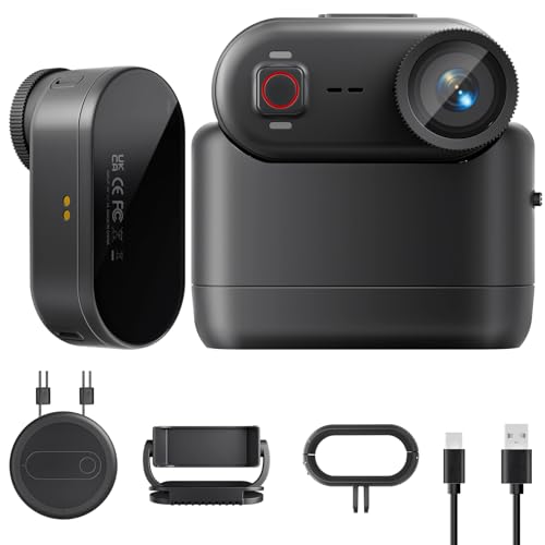 4K Action Camera with 64GB Waterproof POV Sport Cam 20MP Stabilization