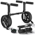 GanFindX Foldable Kayak Cart 8-Inch Wheels, 300 lb Capacity, Adjustable Width Stainless Steel
