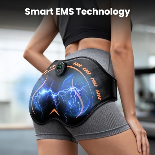 Hip Trainer Glute Stimulator for Butt Lifting and Toning - USB Rechargeable, EMS Muscle Stimulator for Women