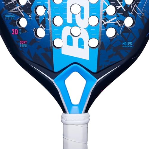 Padel Racket - Teardrop Shape, Fiberglass Surface, Advanced Player
