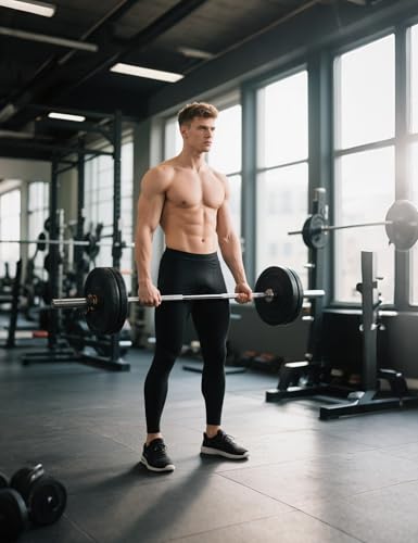 Men's Athletic Compression Leggings - Sports Baselayer Pants