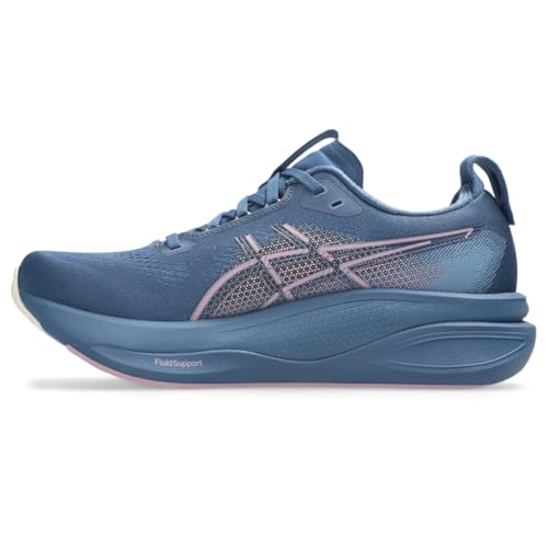 ASICS Women's Gel-Kayano 33 Running Shoes - Grand Shark/Taro Purple, Size 9