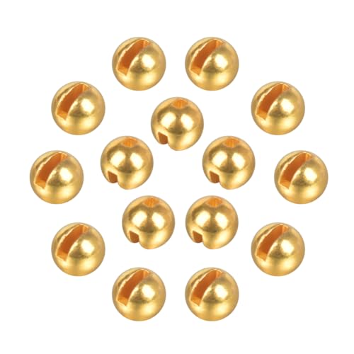 Gold Slotted Tungsten Beads for Fly Tying 2.8mm - 50 Pack