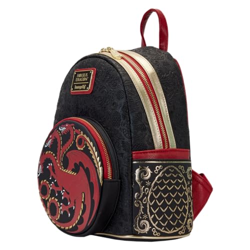 Loungefly House of the Dragon Targaryen Sigil Mini Backpack - Officially Licensed