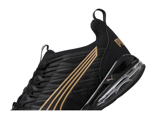 Puma Women's Voltaic Evo Cross Trainer Black/Puma Gold Size 9 – Athletic Sneakers for Running & Gym