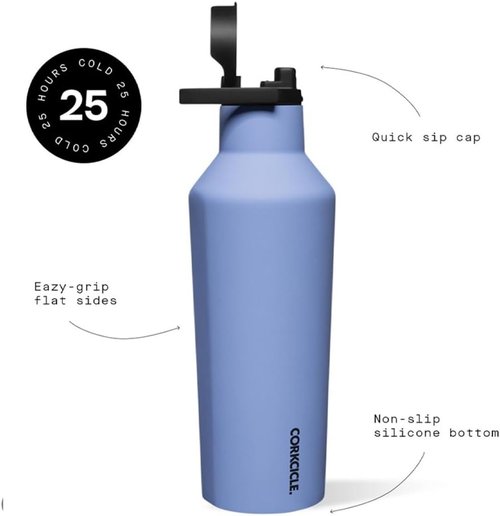 Corkcicle Canteen - Unicorn Magic Insulated Water Bottle - 20 Ounce Capacity