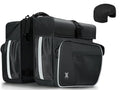 Waterproof Double Panniers Bike Bag 36L with Rain Cover Black - Stable Cycling Storage