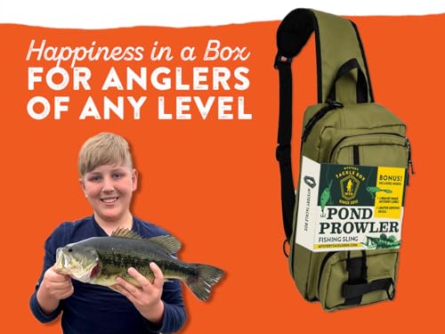 Kids Fishing Tackle Kit with Bonus Lure & Sticker Set - Pond Prowler Variation