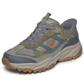 Skechers Mens Vigor AT Slip-On Sneakers Olive/Gray - Trail & Casual Shoes