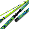 Fiblink 7'6" Catfish Casting Fishing Rod - Medium Heavy, Camouflage Handle, 1 Piece