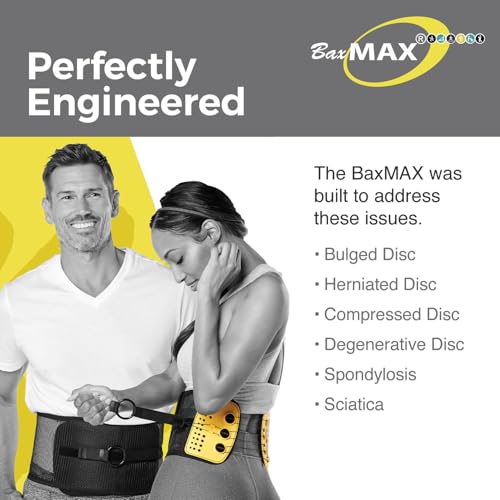 Large Adjustable Back Brace with 5-to-1 Compression Pulley System for Lumbar Support
