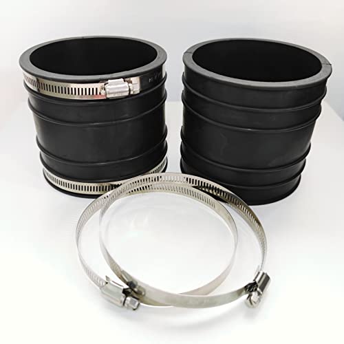 4-Inch Water Shutter Bellows Kit for MerCruiser GM V6 V8 Engines