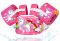 Unicorn Pink Toddler Swim Vest with Arm Floaties - Water Safety for Kids 2-7 Years