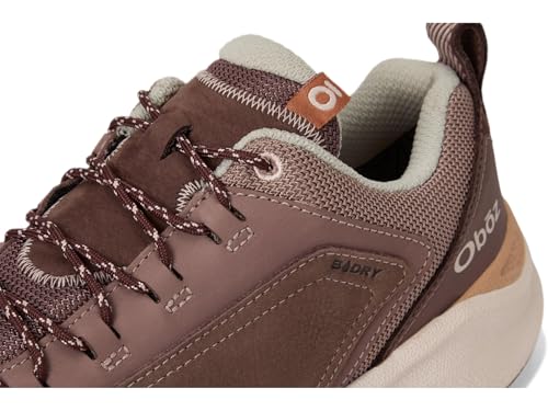 Oboz Women's Cottonwood Low B-Dry Hiking Shoes - Fig, Size 7