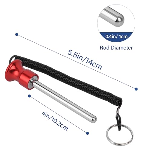 Weight Stack Pin for Gym Equipment - Magnetic Drop Set Pin with Pull Rope (Variation 1)