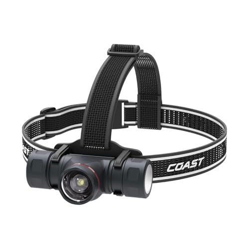 COAST TPH34R 2700 Lumens LED Headlamp - Rechargeable, Twist Focus, Multi-Mode Work Light
