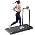 Aidoly Black Portable Under Desk Treadmill with Handle, Remote & LED Display