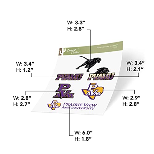 Prairie View A&M Panthers Vinyl Sticker Decal - Official College Logo