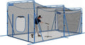 20x10x8 FT Batting Cage Net with Metal Frame for Baseball Softball Practice