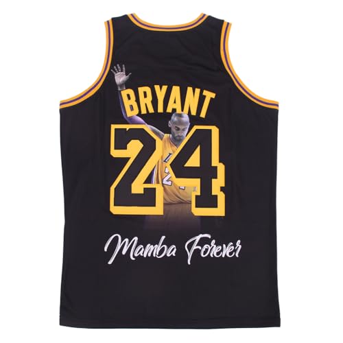 Men's Basketball Jersey Legend 8 24 Hip Hop Sports Shirt Snakeskin Medium Black