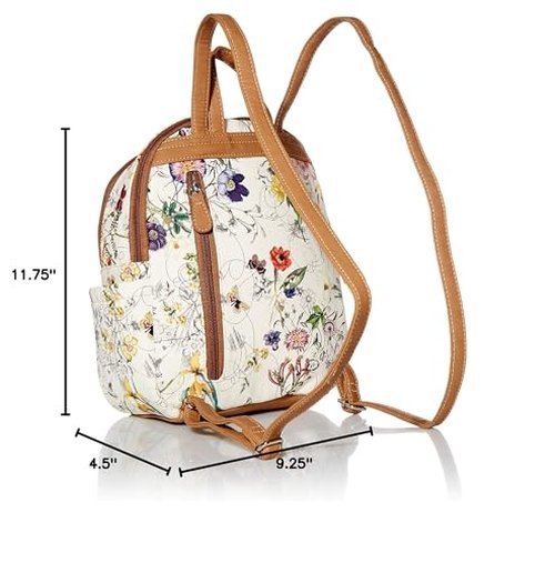 MultiSac Women's Adele Backpack, Vienna Floral, One Size