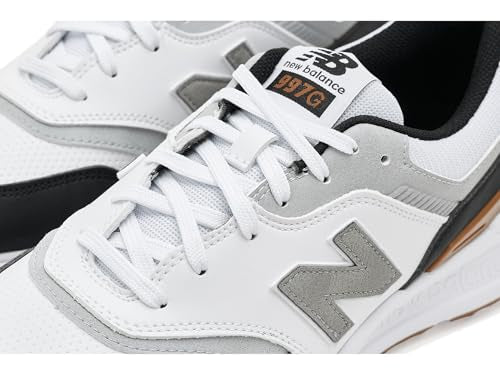 New Balance Men's 997 Golf Shoes White/Black 11 - Waterproof, Lightweight Performance