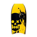 Veer Adult Body Board Yellow - High Performance Boogie Board with Neoprene Tether