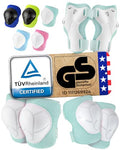 Kids Knee Pads for Skating 3-12 Years S/M Mint 6 Pack Protective Gear
