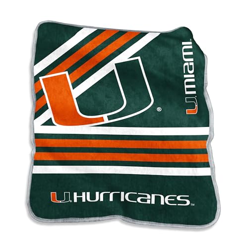 Logo Brands NCAA Raschel Throw Blanket - 50x60 Soft Fleece, Official College Team Design, Cozy Game Day & Home Decor, Variation: Undefined