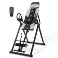Teclor Inversion Table with Heat & Massage, 350 lbs Capacity, Silver/Black