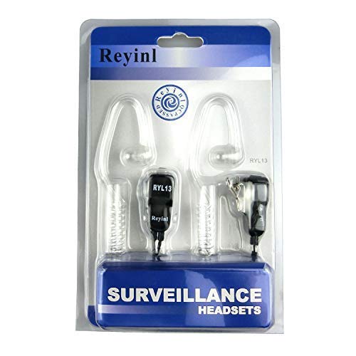 Two-Way Radio Headset with Noise Canceling Earpiece for Midland GMRS/FRS – Pair