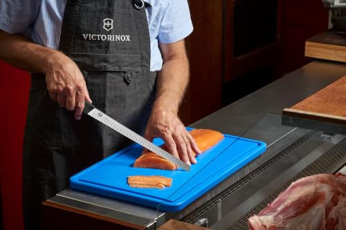 Victorinox Fibrox 10-Inch Slicing Knife with Round Tip & Straight Edge - Black Handle