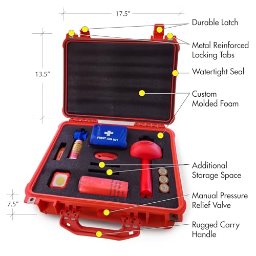 Sirius Signal MK-1001 Boating Safety Hard Case Kit USCG Approved