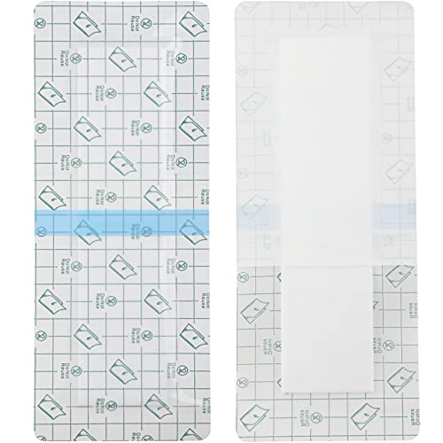 4x8 Inch Waterproof Knee & Hip Surgery Incision Dressing Bandages Pack of 14