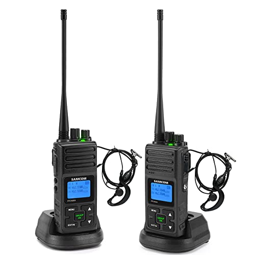 SAMCOM FPCN30A Walkie Talkies 2 Pack Long Range Commercial Radio Set