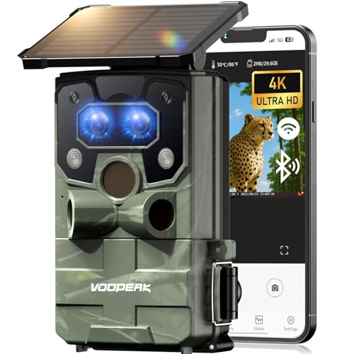 VOOPEAK TC37-B WiFi 4K Trail Camera with Dual-Lens Night Vision