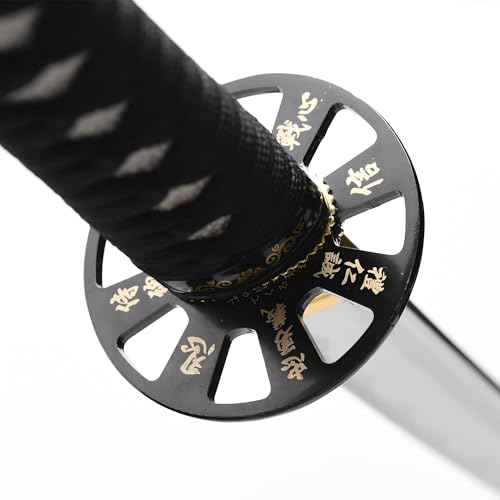 Samurai Katana Sword - Handmade 1060/1095 Carbon Steel Full Tang Blade, Traditional Forge