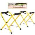 Suspenz Portable Folding Kayak Stand - Lightweight, Rustproof Aluminum Racks for Kayaks, Canoes & SUPs, 150 lb Capacity